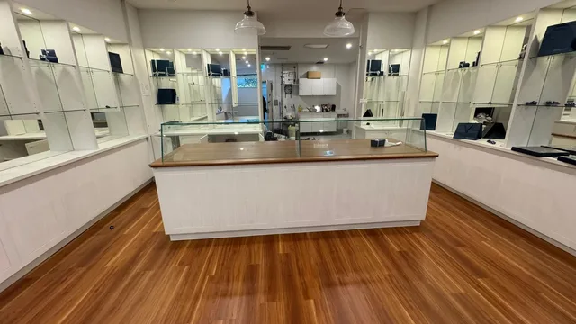 Commercial shop cleared of fittings and waste